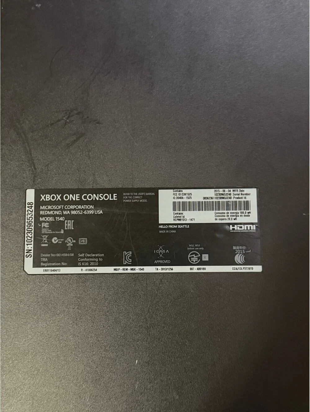 Xbox One 500GB Console